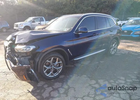 2023 BMW X3 xDrive30I из США, поврежденный, VIN 5UX53DP04P9R49355